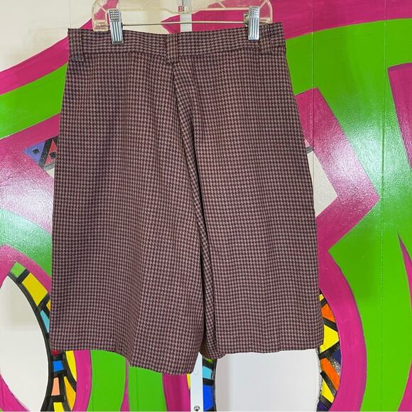 Vintage Lord Isaacs, Herringbone Wool Like Shorts. Size 10(see measurements!) - Picture 3 of 5